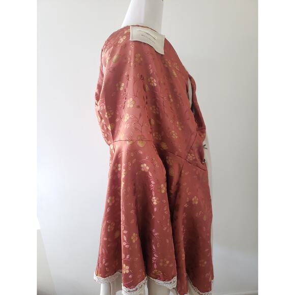 Odd Molly Colonial Military Embroidered Applique Coat Wool Ruffle Women XS - Picture 9 of 13